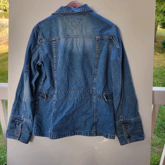 Tommy Hilfiger TOMMY JEANS Vintage 90s Blue Jean Denim Jacket Adult Large L - Picture 6 of 6